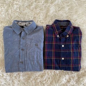Lot of Boy’s Long Sleeve Button Down Shirts, GapKids and Shaun White, size 8-9